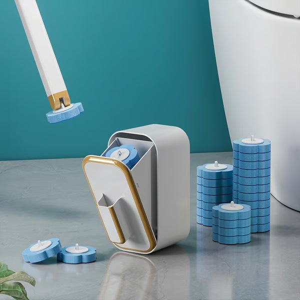 PureBrush™ – Wall-Mounted Toilet Brush Set