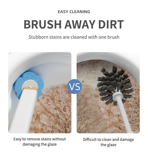 PureBrush™ – Wall-Mounted Toilet Brush Set