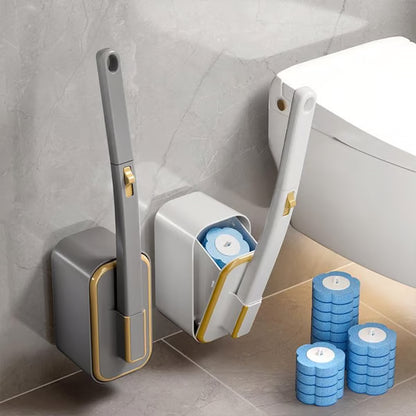 PureBrush™ – Wall-Mounted Toilet Brush Set